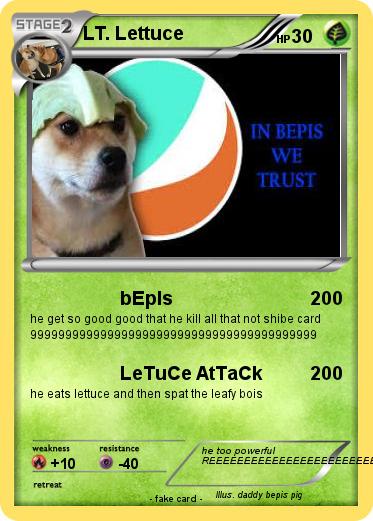 Pokemon LT. Lettuce