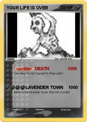 Pokemon YOUR LIFE IS OVER