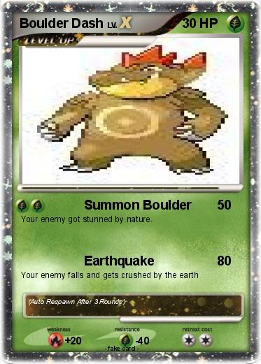 Pokemon Boulder Dash