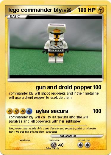 Pokemon lego commander bly Pokemon lego commander bly