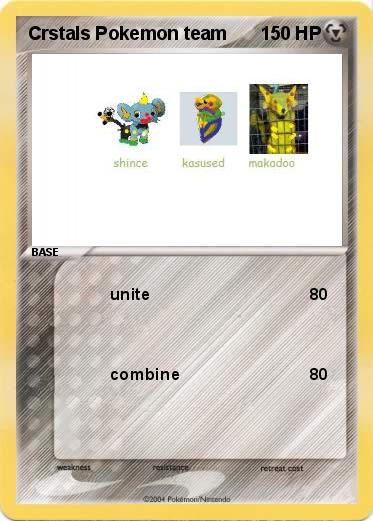 Pokemon Crstals Pokemon team