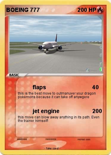 Pokemon BOEING 777
