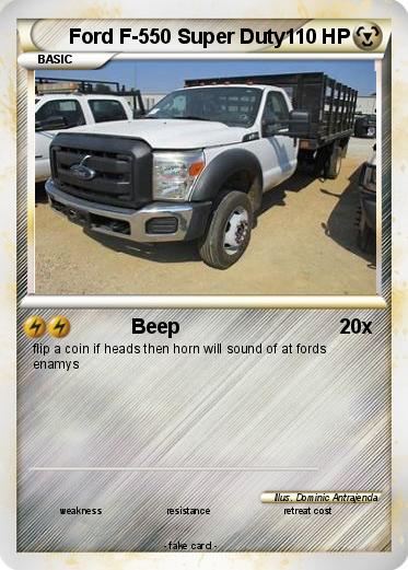 Pokemon Ford F-550 Super Duty