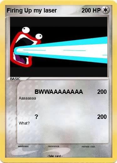Pokemon Firing Up my laser