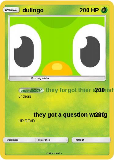 Pokemon dulingo