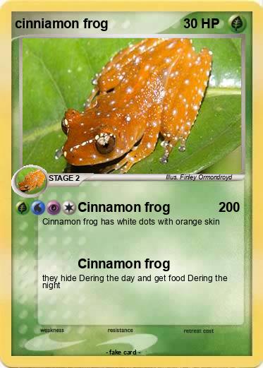 Pokemon cinniamon frog