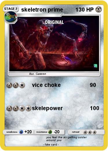 Pokemon skeletron prime