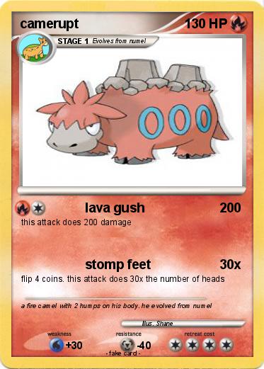 Pokemon camerupt