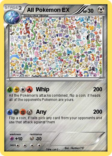 Pokemon All Pokemon EX
