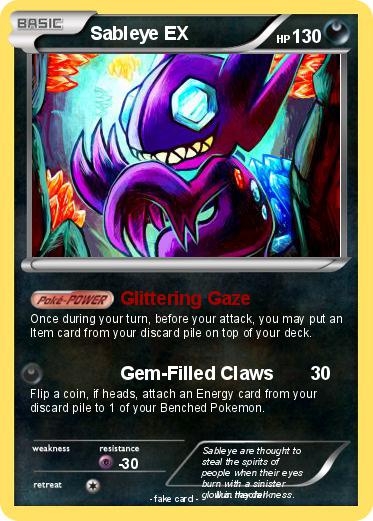 Pokemon Sableye EX