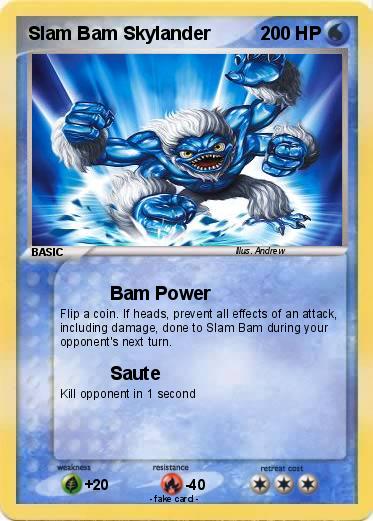 Pokemon Slam Bam Skylander