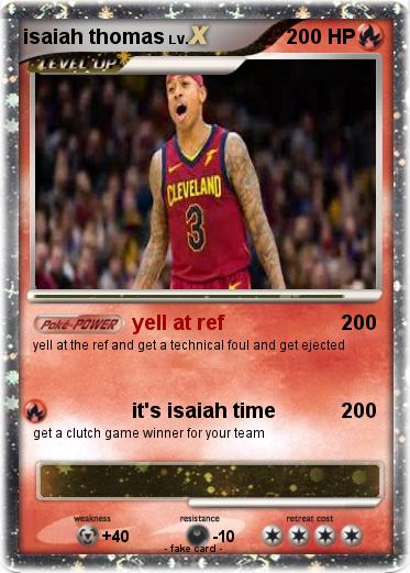 Pokemon isaiah thomas