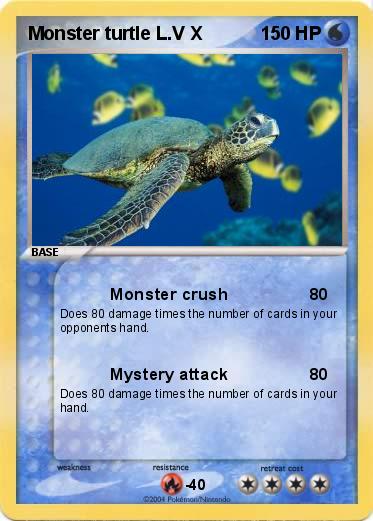 Pokemon Monster turtle L.V X
