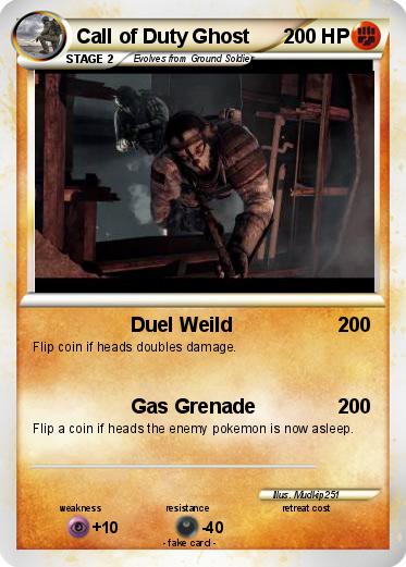Pokemon Call of Duty Ghost