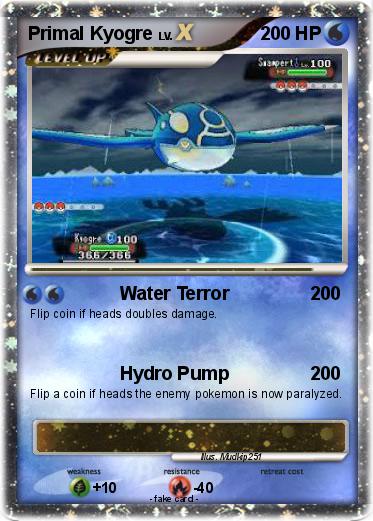 Pokemon Primal Kyogre