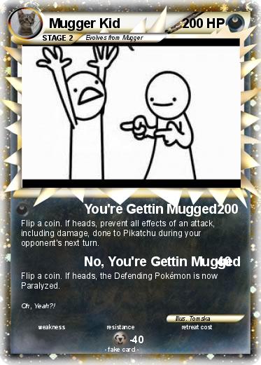 Pokemon Mugger Kid