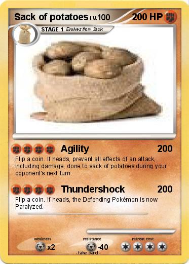Pokemon Sack of potatoes
