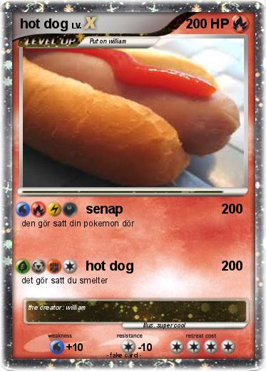 Pokemon hot dog