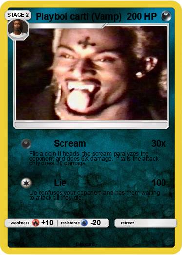 Pokemon Playboi carti (Vamp)