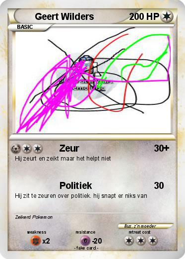 Pokemon Geert Wilders