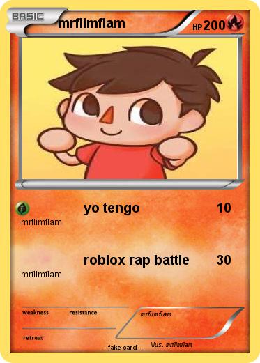 Pokemon Mrflimflam 2 - roblox rap battle 2