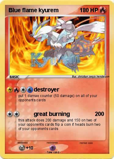 Pokemon Blue flame kyurem
