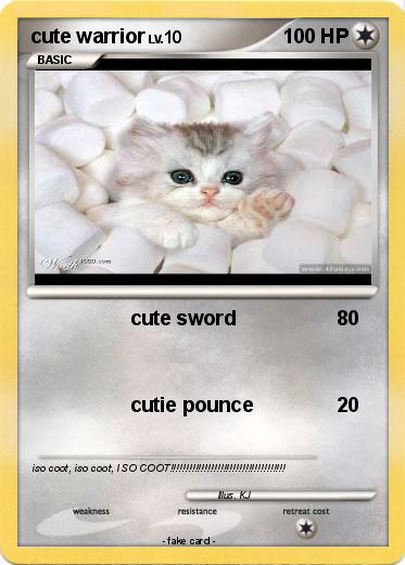 Pokemon cute warrior