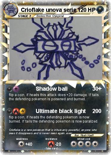 Pokemon Crioflake unova serie