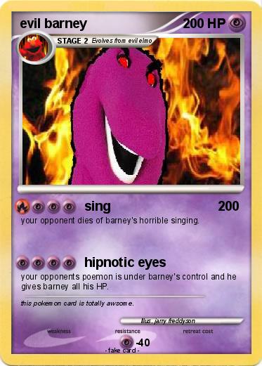 Pokemon evil barney