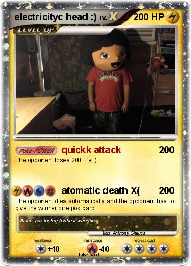 Pokemon electricityc head :)