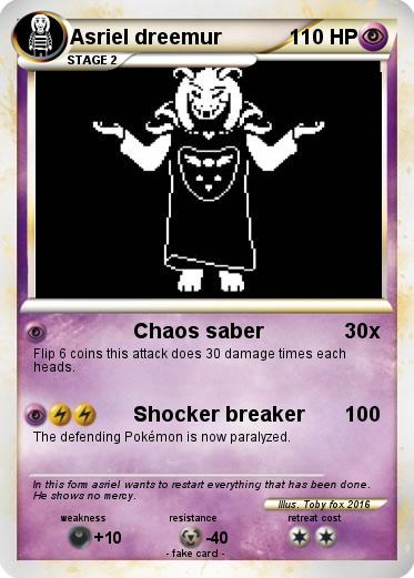 Pokemon Asriel dreemur