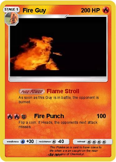 Pokemon Fire Guy