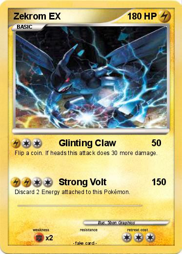 Pokemon Zekrom EX