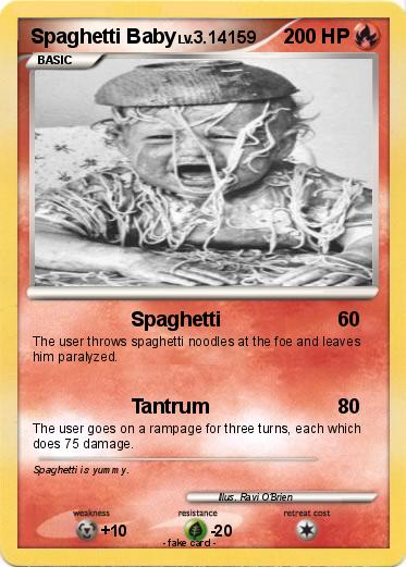 Pokemon Spaghetti Baby