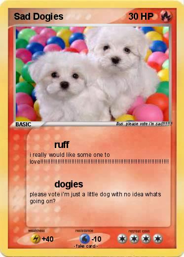 Pokemon Sad Dogies
