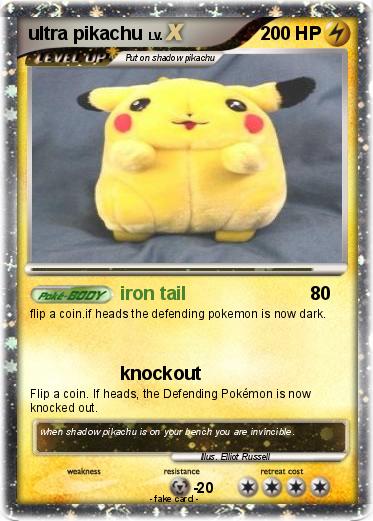 Pokemon ultra pikachu