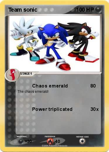 Pokemon Team sonic