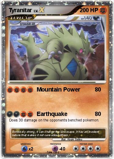 Pokemon Tyranitar