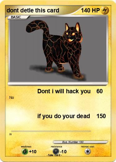 Pokemon dont detle this card