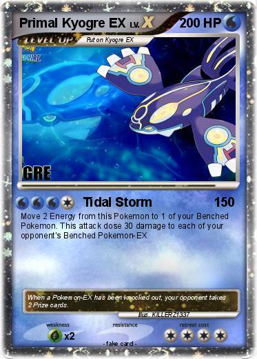 Pokemon Primal Kyogre EX