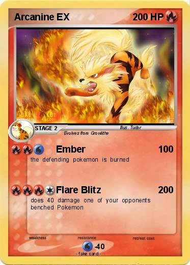 Pokemon Arcanine EX
