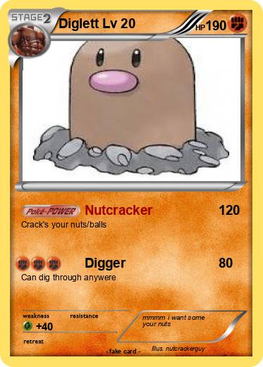 Pokemon Diglett Lv 20
