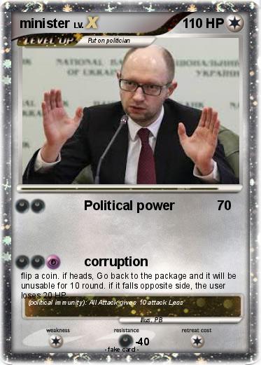 Pokemon minister