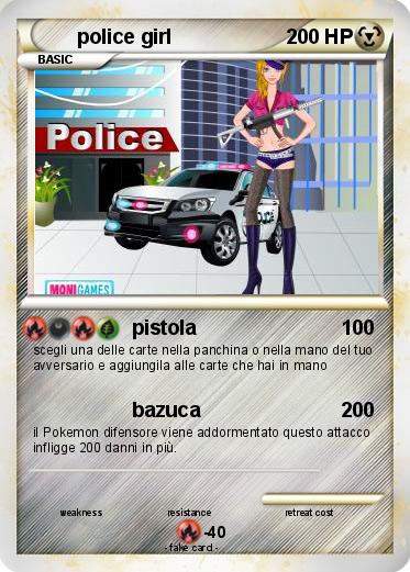 Pokemon police girl