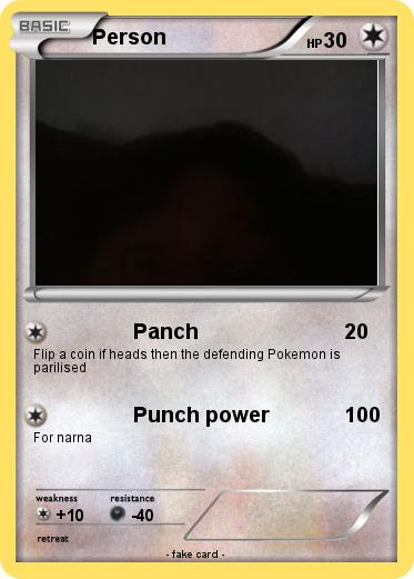 Pokemon Person