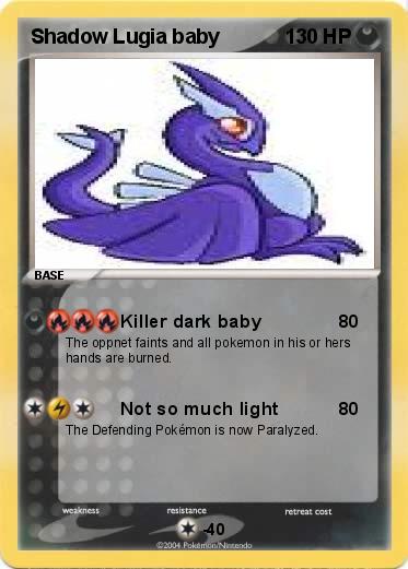 Pokemon Shadow Lugia baby