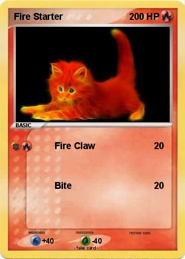 Pokemon Fire Starter