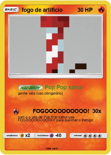 Pokemon fogo de artificio