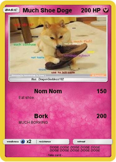 Pokemon Much Shoe Doge