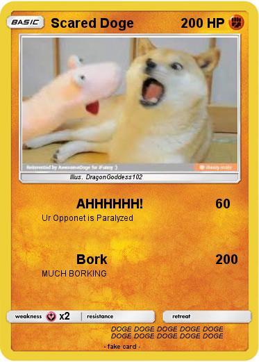 Pokemon Scared Doge